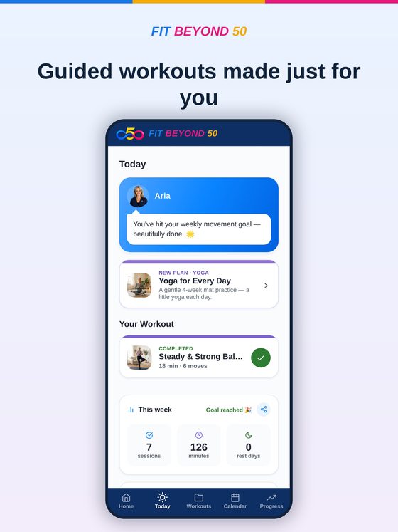 Get Fit — Guided workouts made just for you