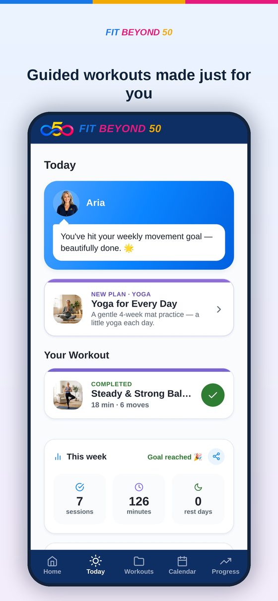 Get Fit — Guided workouts made just for you