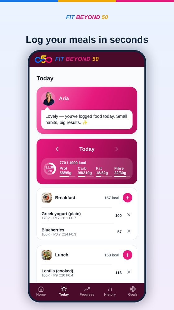 Food Diary — Log your meals in seconds